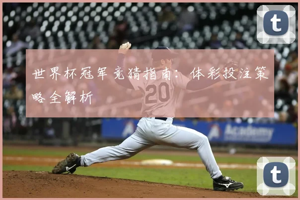 世界杯冠军竞猜指南：体彩投注策略全解析