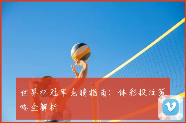 世界杯冠军竞猜指南:体彩投注策略全解析