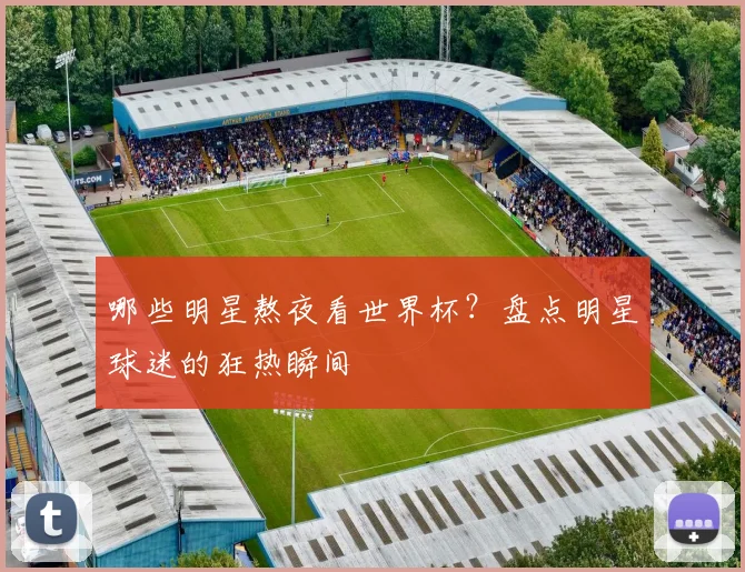 哪些明星熬夜看世界杯?盘点明星球迷的狂热瞬间