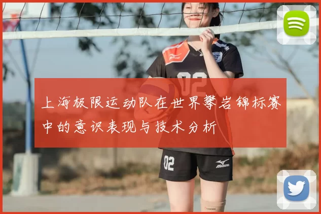 上海极限运动队在世界攀岩锦标赛中的意识表现与技术分析