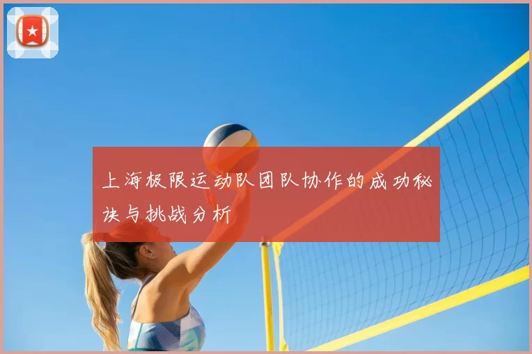 上海极限运动队团队协作的成功秘诀与挑战分析